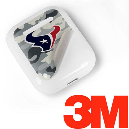 NFL Houston Texans Camo Apple AirPods Skin