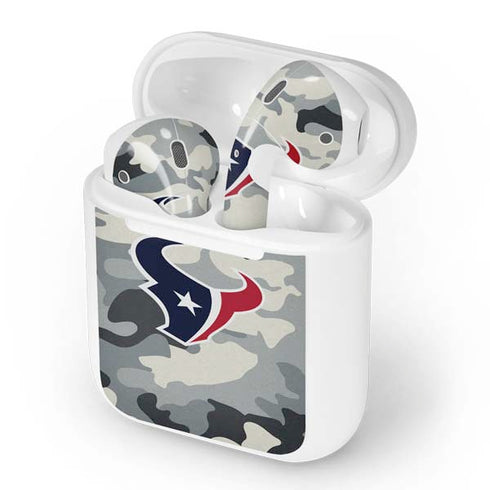 NFL Houston Texans Camo Apple AirPods Skin