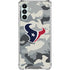NFL Houston Texans Camo Galaxy A13 5G Clear Case