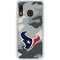 NFL Houston Texans Camo Galaxy A20 Clear Case