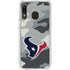 NFL Houston Texans Camo Galaxy A20 Clear Case
