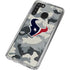 NFL Houston Texans Camo Galaxy A21 Clear Case