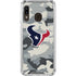 NFL Houston Texans Camo Galaxy A30 Clear Case