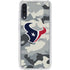 NFL Houston Texans Camo Galaxy A50 Clear Case