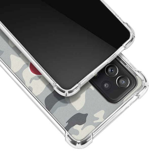 NFL Houston Texans Camo Galaxy A52 5G Clear Case