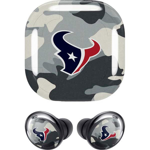NFL Houston Texans Camo Galaxy Buds Pro Skin