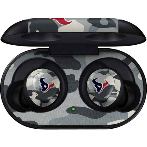 NFL Houston Texans Camo Galaxy Buds Skin