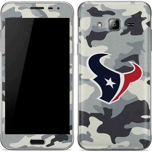NFL Houston Texans Camo Galaxy J3 Skin