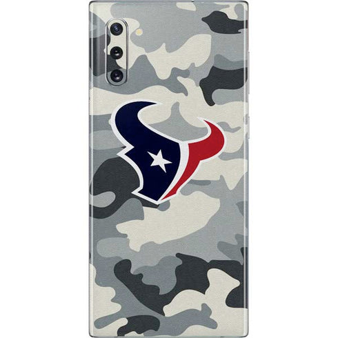 NFL Houston Texans Camo Galaxy Note 10 Skin