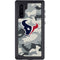NFL Houston Texans Camo Galaxy Note 10 Waterproof Case