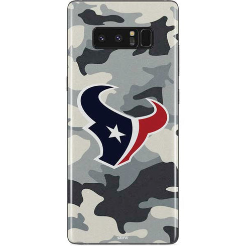 NFL Houston Texans Camo Galaxy Note 8 Skin