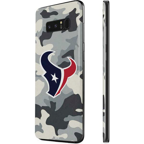 NFL Houston Texans Camo Galaxy Note 8 Skin