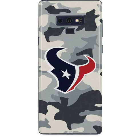 NFL Houston Texans Camo Galaxy Note 9 Skin