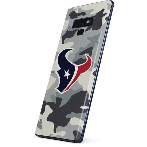 NFL Houston Texans Camo Galaxy Note 9 Skin