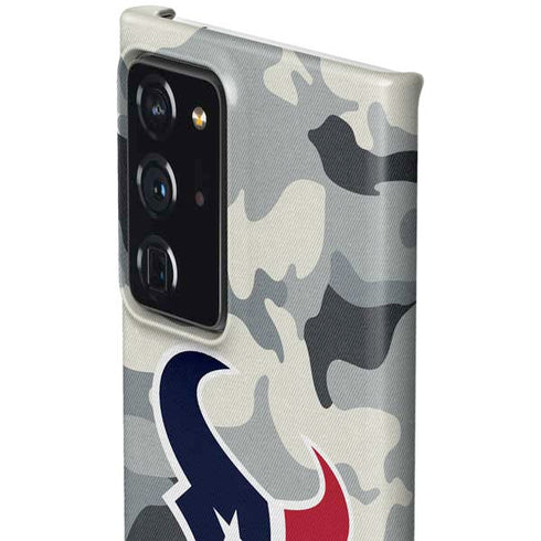 NFL Houston Texans Camo Galaxy Note20 Ultra 5G Lite Case