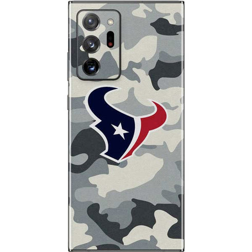 NFL Houston Texans Camo Galaxy Note20 Ultra 5G Skin
