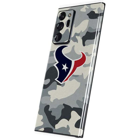 NFL Houston Texans Camo Galaxy Note20 Ultra 5G Skin