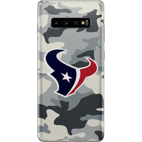NFL Houston Texans Camo Galaxy S10 Plus Skin