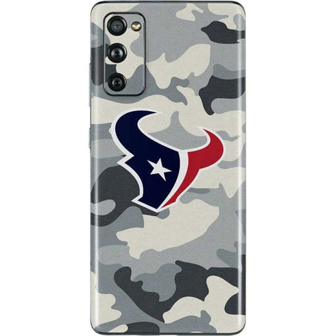 NFL Houston Texans Camo Galaxy S20 Fan Edition Skin