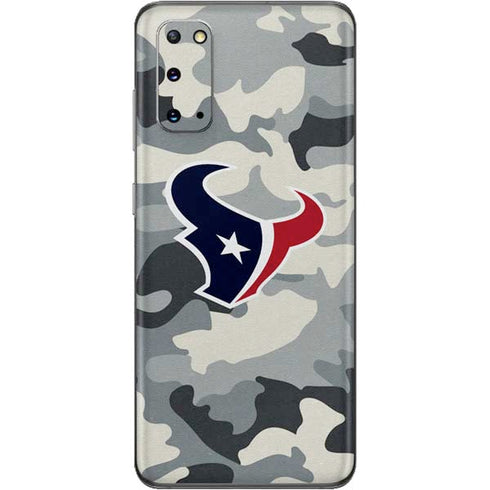 NFL Houston Texans Camo Galaxy S20 Skin