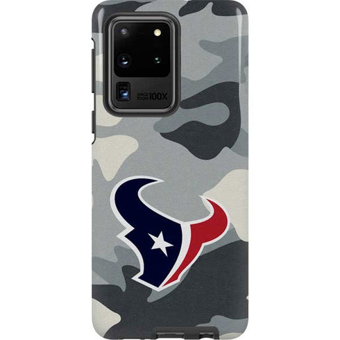 NFL Houston Texans Camo Galaxy S20 Ultra 5G Pro Case