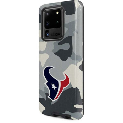 NFL Houston Texans Camo Galaxy S20 Ultra 5G Pro Case