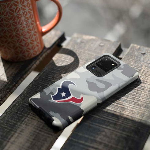 NFL Houston Texans Camo Galaxy S20 Ultra 5G Pro Case