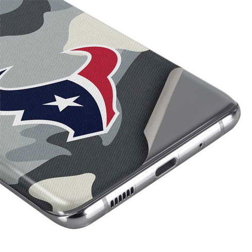 NFL Houston Texans Camo Galaxy S20 Ultra 5G Skin