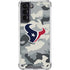 NFL Houston Texans Camo Galaxy S21 5G Clear Case