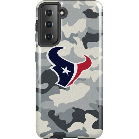 NFL Houston Texans Camo Galaxy S21 5G Pro Case