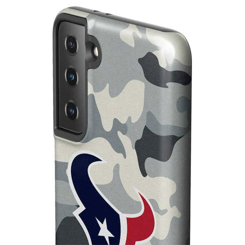 NFL Houston Texans Camo Galaxy S21 FE Pro Case