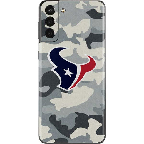 NFL Houston Texans Camo Galaxy S21 Plus 5G Skin