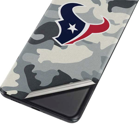 NFL Houston Texans Camo Galaxy S21 Ultra 5G Skin
