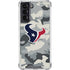 NFL Houston Texans Camo Galaxy S22 Clear Case