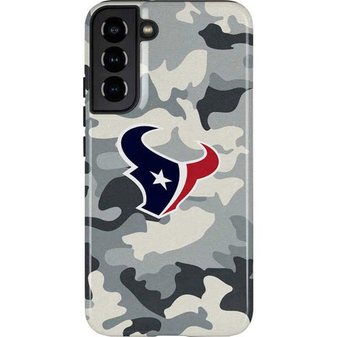 NFL Houston Texans Camo Galaxy S22 Plus Pro Case