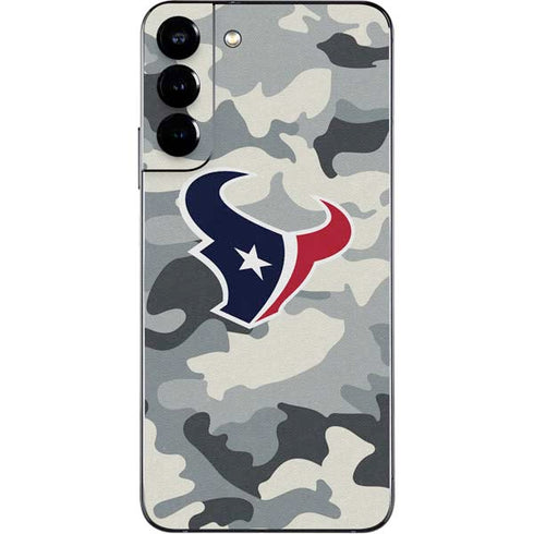 NFL Houston Texans Camo Galaxy S22 Plus Skin