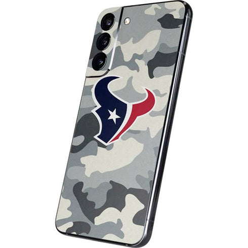 NFL Houston Texans Camo Galaxy S22 Plus Skin