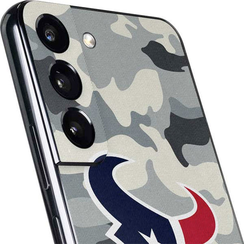 NFL Houston Texans Camo Galaxy S22 Plus Skin