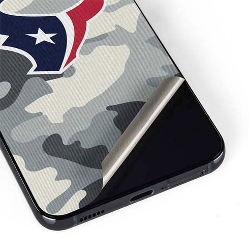NFL Houston Texans Camo Galaxy S22 Plus Skin