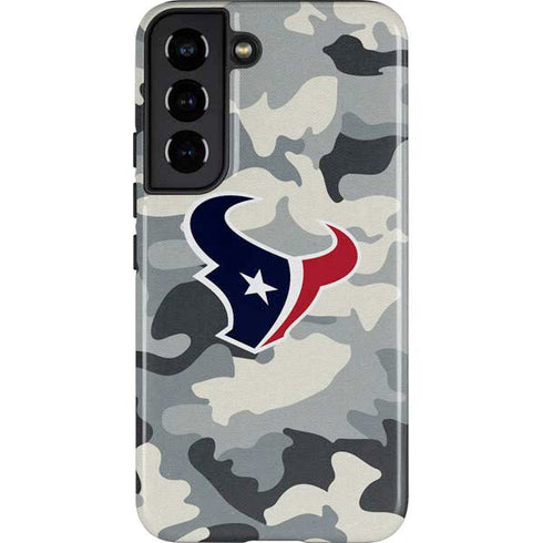 NFL Houston Texans Camo Galaxy S22 Pro Case