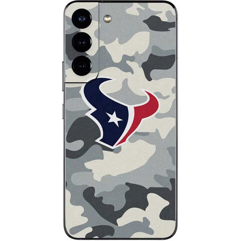 NFL Houston Texans Camo Galaxy S22 Skin