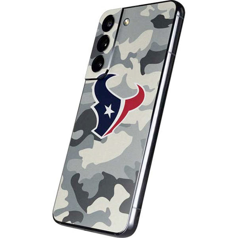 NFL Houston Texans Camo Galaxy S22 Skin
