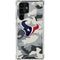 NFL Houston Texans Camo Galaxy S22 Ultra Clear Case