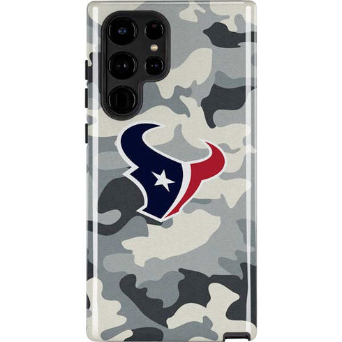 NFL Houston Texans Camo Galaxy S22 Ultra Pro Case
