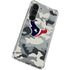 NFL Houston Texans Camo Galaxy S23 Clear Case