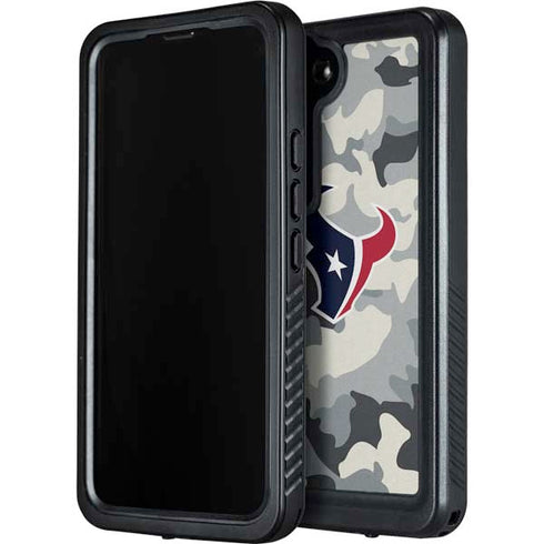 NFL Houston Texans Camo Galaxy S23 Plus Waterproof Case