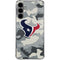 NFL Houston Texans Camo Galaxy S24 Plus Clear Case