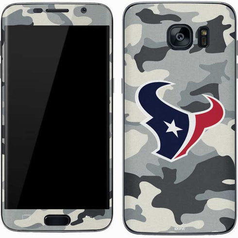 NFL Houston Texans Camo Galaxy S7 Skin
