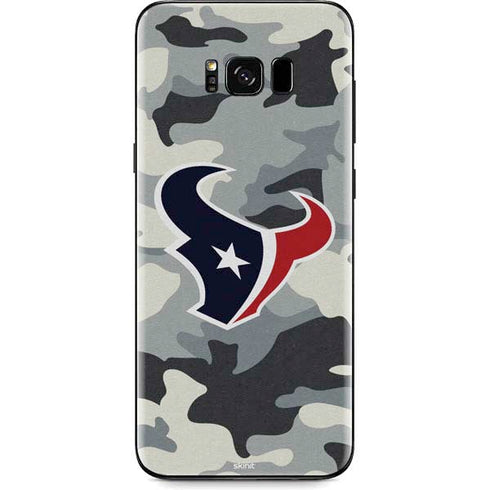 NFL Houston Texans Camo Galaxy S8 Skin