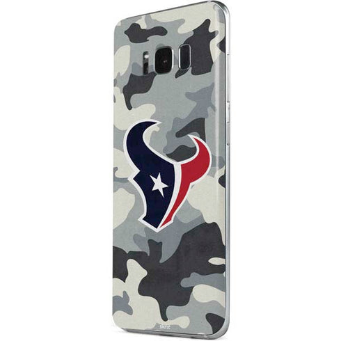 NFL Houston Texans Camo Galaxy S8 Skin